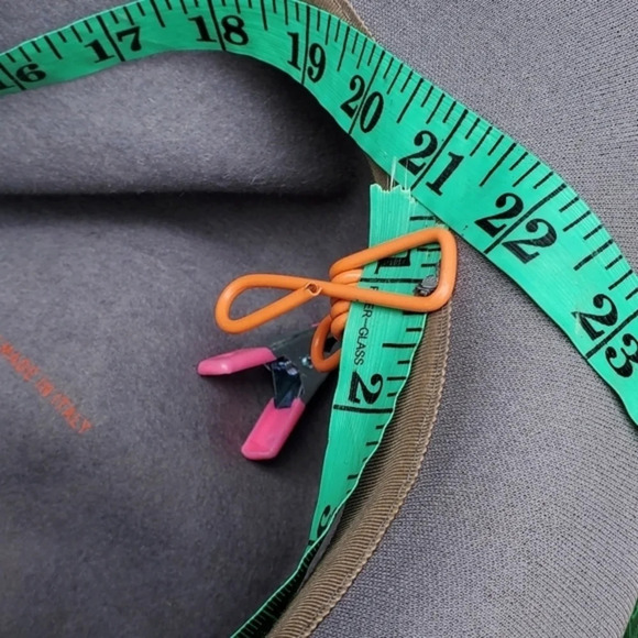 Vintage gray felted‎ hat - Picture 8 of 12